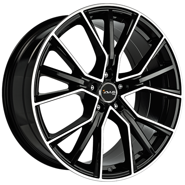 AVUS Racing AF18 - Black Polished 8,50x19 5x112,00 ET30,00