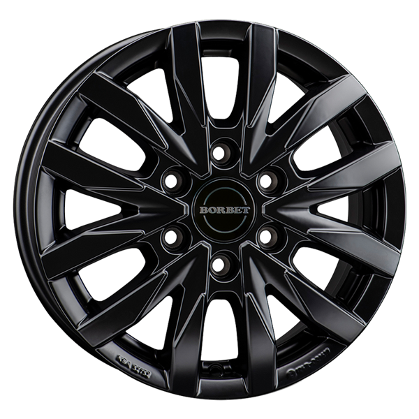 Borbet CW6 black matt 6,50x17 6x120,00 ET50,00