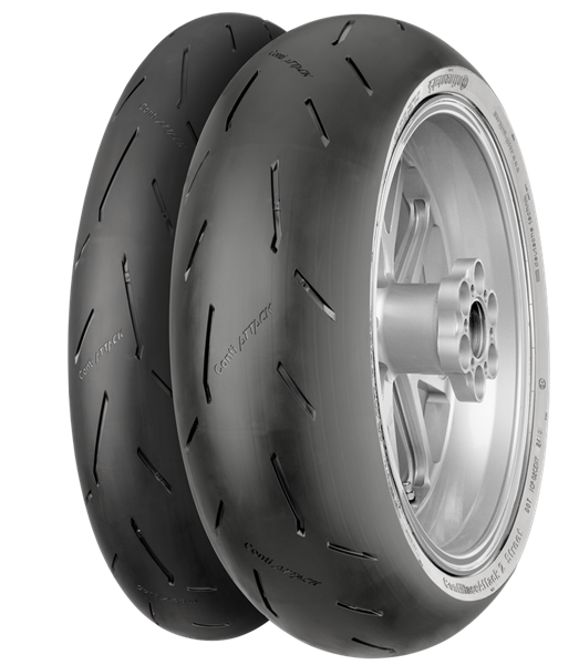 Continental ContiRaceAttack 2 Street 180/55ZR17 (73 W) Rear TL M/C