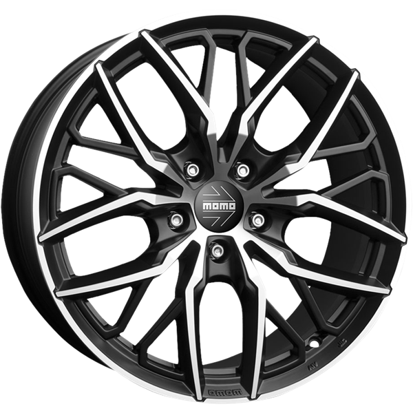 MOMO Spider Black Polished 8,50x19 5x112,00 ET40,00