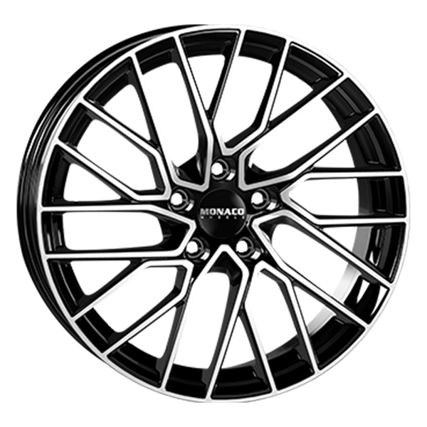 MONACO WHEELS Grand Prix 11 Black Polished 8,00x18 5x112,00 ET35,00