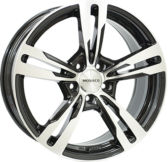 MONACO WHEELS Grand Prix 4 Black Polished 8,00x18 5x112,00 ET45,00