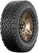 Close-up van het loopvlak BFGoodrich All Terrain T/A KO2 235/70 R16 104 S LT, RWL