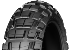 Close-up van het loopvlak Michelin Anakee Wild 130/80-18 66 S Rear TT M/C