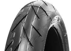 Close-up van het loopvlak Bridgestone S21 130/70ZR16 (61 W) Front TL M/C