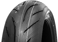 Close-up van het loopvlak Bridgestone S21 200/55ZR17 (78 W) Rear TL M/C