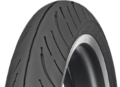 Close-up van het loopvlak Dunlop Elite 4 180/70 R16 77 H Rear TL MT
