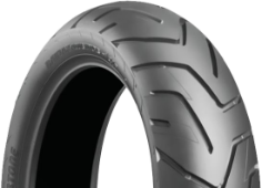 Close-up van het loopvlak Bridgestone Battlax Adventure A41 170/60 R17 72 V Rear TL
