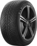 Close-up van het loopvlak Michelin Pilot Alpin 5 285/40 R19 107 V XL, *