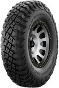 Close-up van het loopvlak BFGoodrich Mud Terrain T/A KM3 7.50 R16 116 Q LT