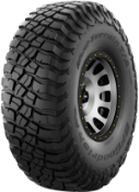Close-up van het loopvlak BFGoodrich Mud Terrain T/A KM3 35x12.50 R15 113 Q LT