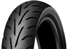 Close-up van het loopvlak Dunlop Arrowmax GT601 120/80-17 61 H Rear TL