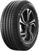 Close-up van het loopvlak Michelin Pilot Sport 4 SUV 255/60 R18 112 W XL