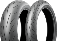 Close-up van het loopvlak Bridgestone Battlax Hypersport S22 180/60ZR17 (75 W) Rear TL