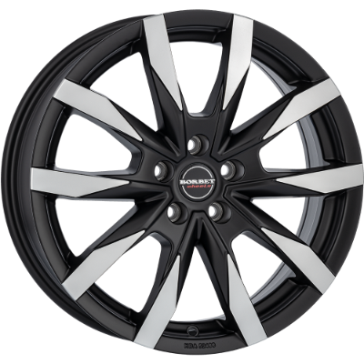 Borbet CW5 black polished 6,00x16 5x118,00 ET68,00