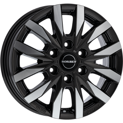 Borbet CW6 anthracite polished 6,50x16 6x130,00 ET62,00