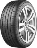 Close-up van het loopvlak Bridgestone Potenza S005 315/30 R20 101 Y RUN ON FLAT RFT, Ferrari SF90 Stradale