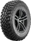 Close-up van het loopvlak Cooper Evolution MTT 245/75 R16 120/116 Q POR