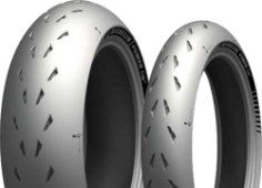 Close-up van het loopvlak Michelin Power Cup 2 190/55ZR17 (75 W) Rear TL M/C