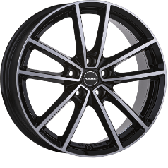 Borbet W black polished