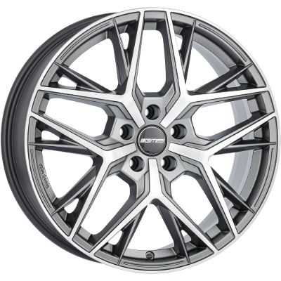 GMP Italia LUNICA Matt Anthracite Diamond 7,50x18 5x110,00 ET40,00