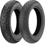 Close-up van het loopvlak Dunlop D404 160/80-15 74 S Rear TT