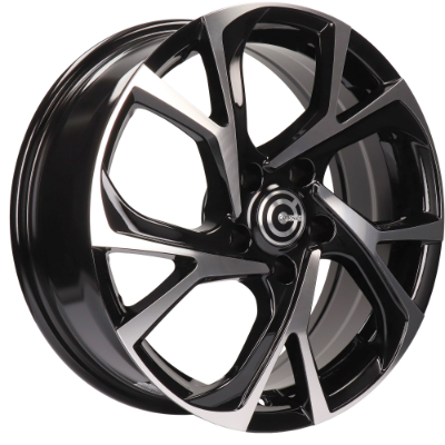 Carbonado Tokio Black Polished 6,50x17 5x114,30 ET40,00