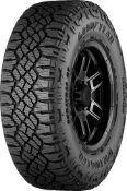 Close-up van het loopvlak Goodyear Wrangler Duratrac RT 285/70 R17 121/118 Q FP, OWL, POR