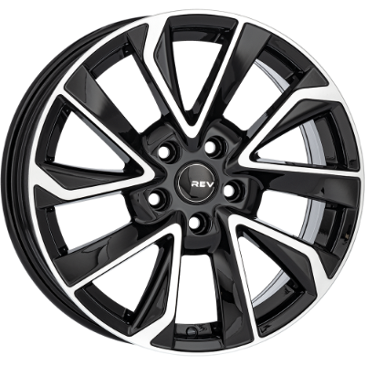 REVATIVO Orbit Black Polished 6,50x16 5x100,00 ET38,00