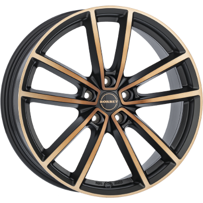 Borbet W black copper polished matt 8,00x20 5x112,00 ET41,00
