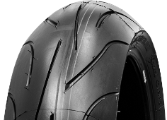 Close-up van het loopvlak Michelin PILOT POWER 2CT 180/55ZR17 (73 W) Rear TL M/C