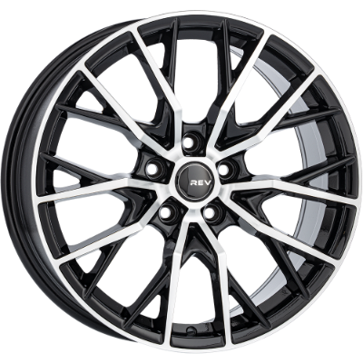 REVATIVO Vortex Black Polished 7,00x16 5x100,00 ET38,00