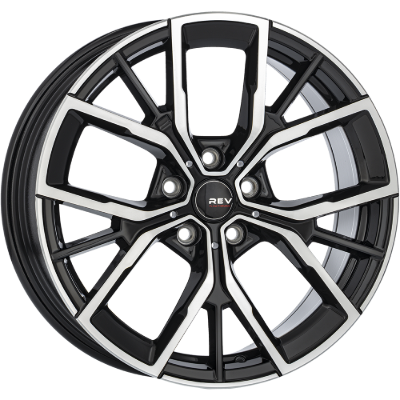 REVATIVO Arcy FF Black Polished 7,00x17 5x112,00 ET45,00