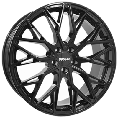 MONACO WHEELS Grand Prix 15 Gloss Black 8,00x18 5x112,00 ET44,50