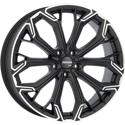 MONACO WHEELS Grand Prix C 17 Matt Black Polished 8,00x19 5x112,00 ET35,00