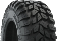 Close-up van het loopvlak ITP DURACITY FRONT 25x8 R12 43 N TL E