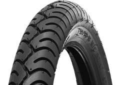 Close-up van het loopvlak Metzeler ME 22 3.50-18 62 P Front/Rear TT RF