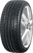 Close-up van het loopvlak Bridgestone Potenza S001 245/35 R18 92 Y RUN ON FLAT XL, FR, *