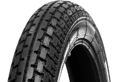 Close-up van het loopvlak Heidenau K34 3.50-19 57 H Front/Rear TT M/C Oldtimer