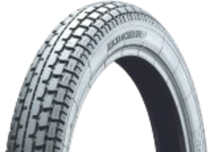 Close-up van het loopvlak Heidenau K34 4.00-18 64 H Front/Rear TT M/C