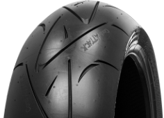 Close-up van het loopvlak Continental ContiSportAttack 180/55ZR17 (73 W) Rear TL M/C