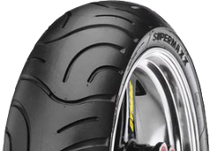 Close-up van het loopvlak Maxxis M6029 120/60-13 55 P TL M/C