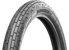 Close-up van het loopvlak Heidenau K40 2.50-18 45 S Front TT M/C